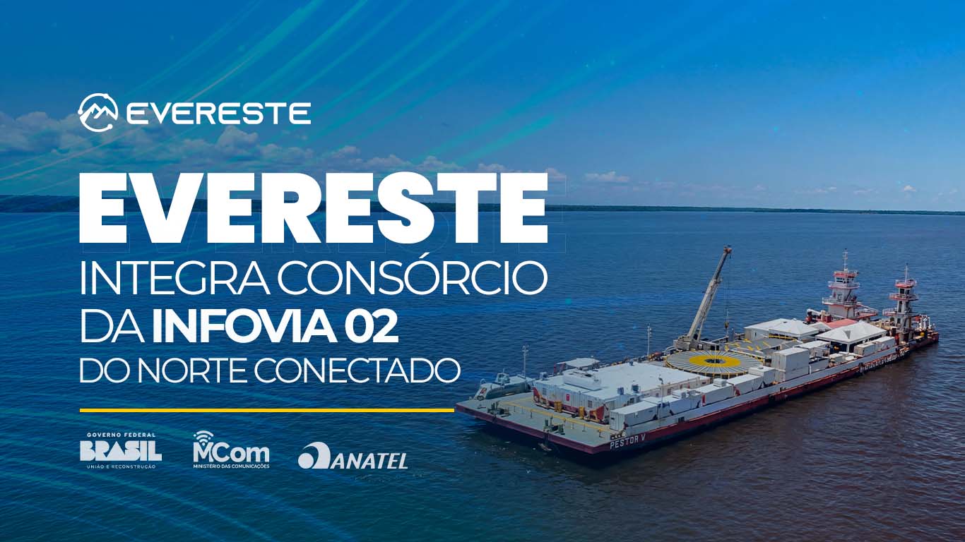 Instituto Evereste é aprovado como integrante do consórcio de operação da Infovia 02 do Programa Norte Conectado